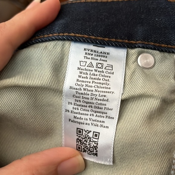 Everlane Uniform Mens The Slim jean Size 33X32 - Picture 12 of 12